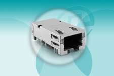 JXD1-10xxNL - новая серия низкопрофильных Ethernet разъемов Pulse Electronics