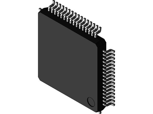 STM32L151RBT6A package illustration