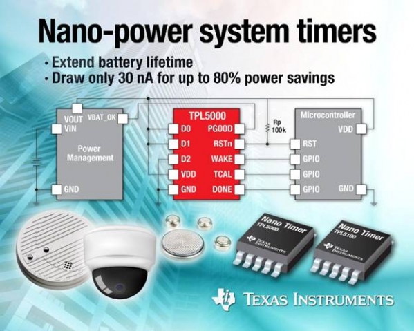 TPL5000 – наномощный интервальный таймер с функцией Watchdog