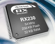 Renesas анонсировала группу микроконтроллеров RX230