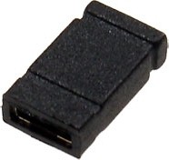 Connfly MJ-C-8.5 (DS1027-2B), Джампер 2.54х8.5мм 2-контактный закрытый