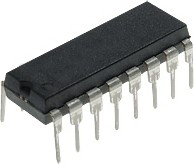 КР1533КП7 (91-93г.), Селектор-мультиплексор на 8 каналов со стробированием (SN74ALS151N)