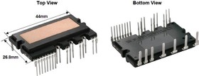 ON Semiconductor FSBB15CH60, 3х фазный мостовой IGBT- инвертор, 600В, 15А ...