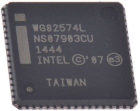 WG82574L S LBA9, Ethernet контроллер, 1000 Мбит/с, IEEE 802.3, IEEE 802.3u, IEEE 802.3ab [QFN-64]